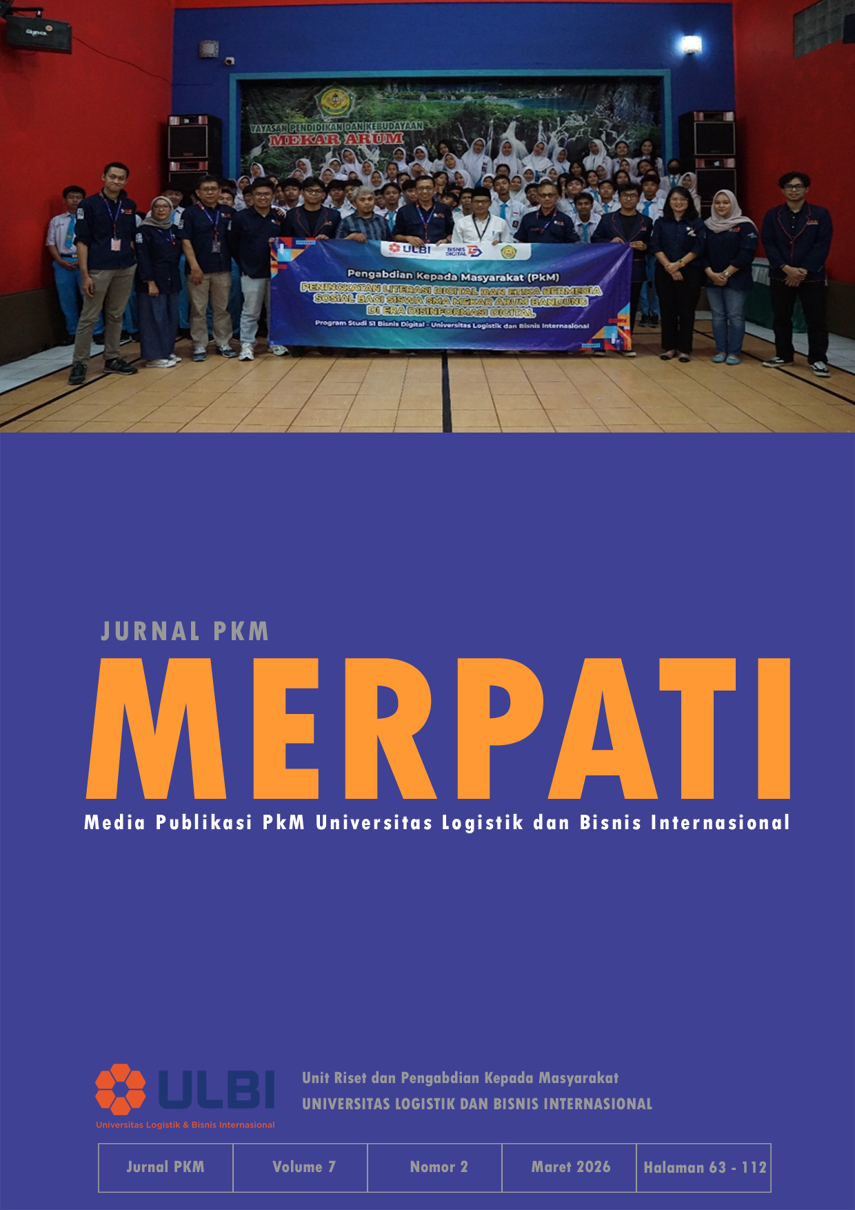 					View Vol. 7 No. 2 (2026): Merpati
				